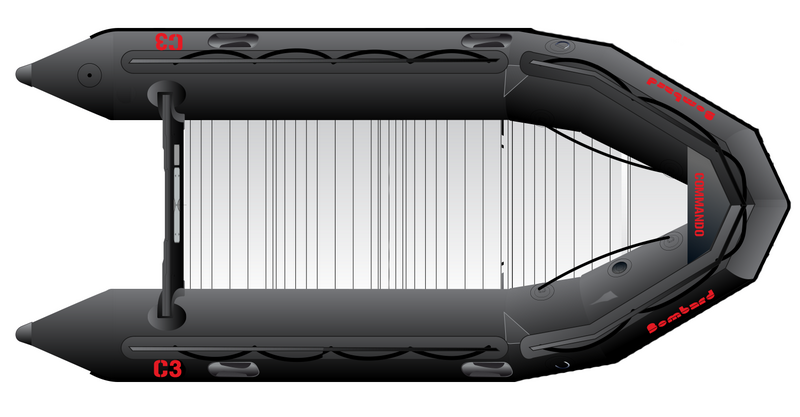 COMMANDO C3 black Top View