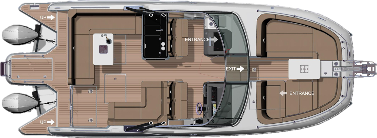 Four Winns TH33 avotilan layout