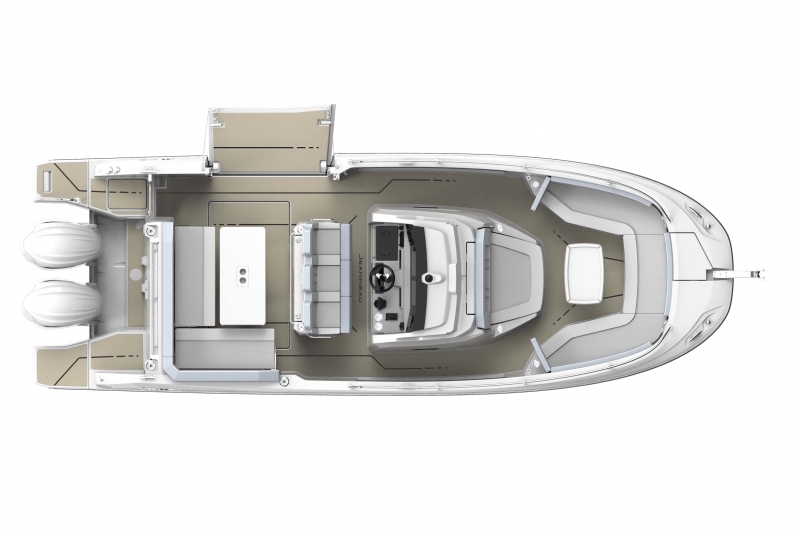 Jeanneau Cap Camarat 9 Center Console Serie 2 UUTUUS sivuterassi