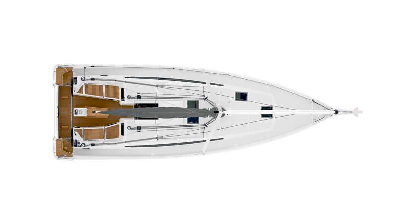 Jeanneau Sun Odyssey 415 kannen layout