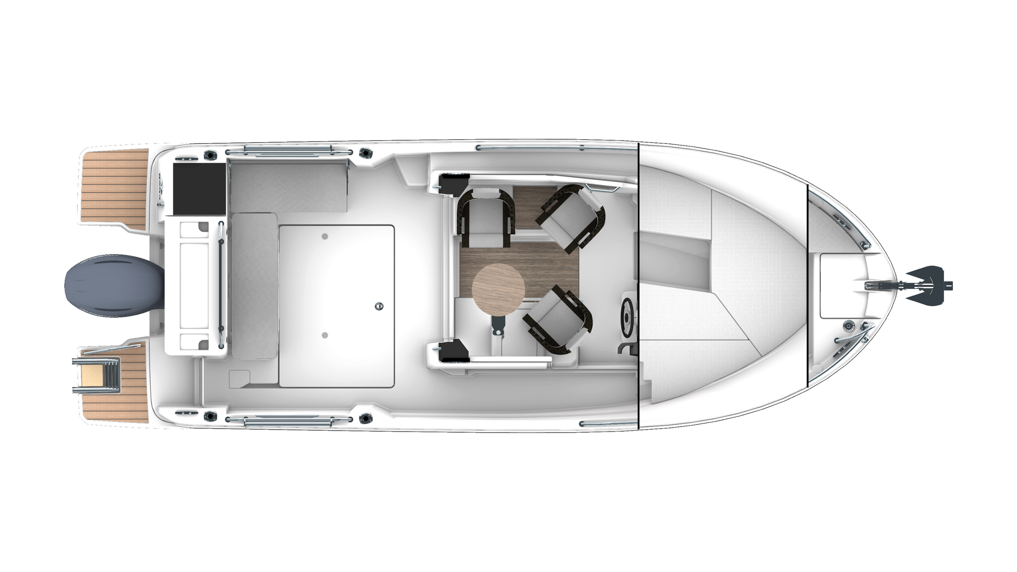 Jeanneau Merry Fisher 695 Sport for rough Sea