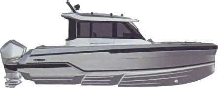 Wellcraft 28 T-Top Explorer tulossa Helsingin Venemessuille 2026. Kahdella makuuhytillä.