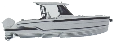 Wellcraft 28 T-Top High Windshield kovaan merenkäyntiin.